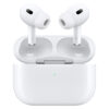 هدفون بلوتوثی اپل مدل AirPods Pro 2nd Generation با نویز کنسلینگ فعال (ANC)، نویز کنسلینگ میکروفون (ENC)، درگاه شارژ USB Type-C، با قابلیت شارژ بی‌سیم، دارای میکروفون دوگانه از نوع Beamforming، مقاومت در برابر رطوبت و عرق