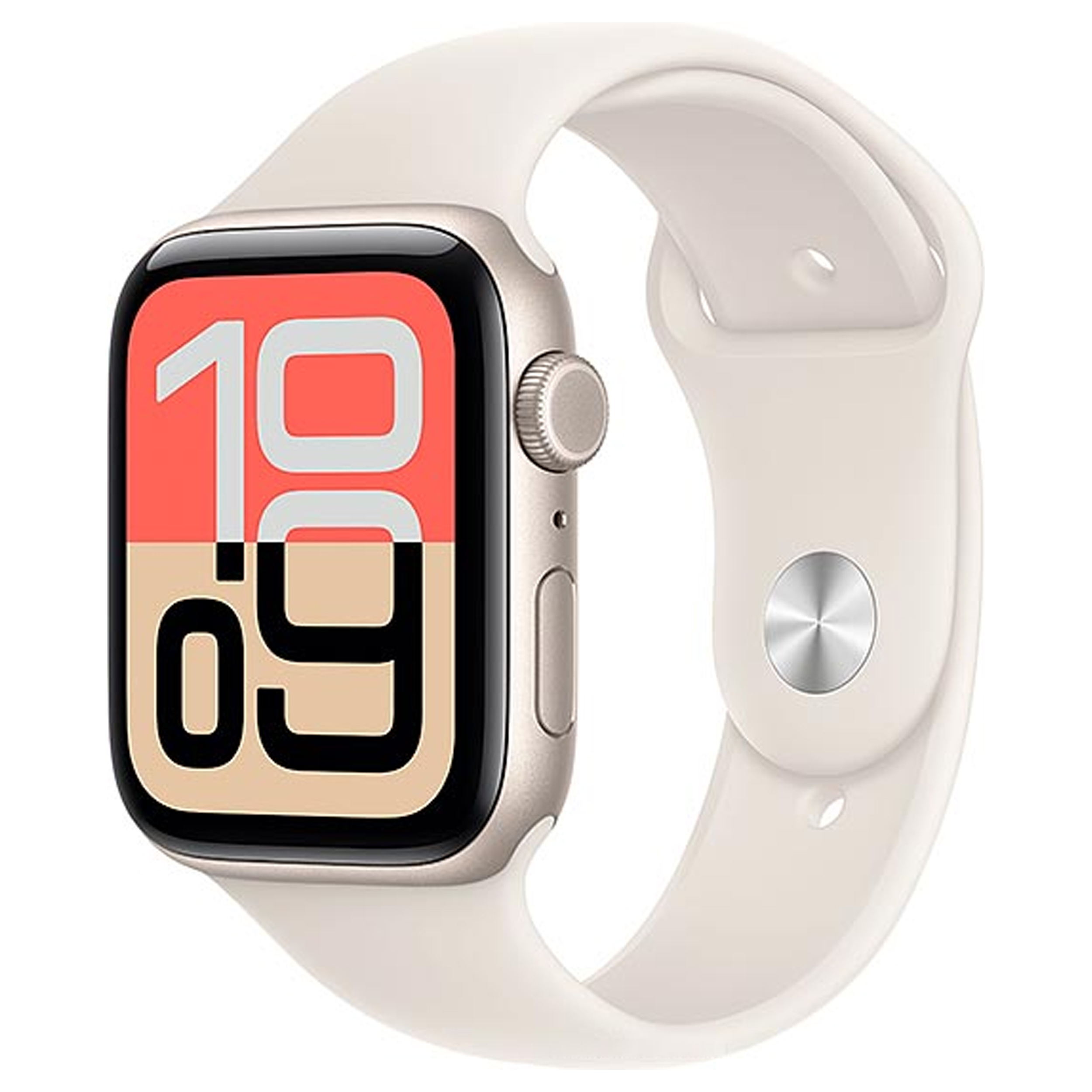 ساعت هوشمند 44 میلی متری اپل مدل SE 3 Aluminum Case با بند سیلیکونی