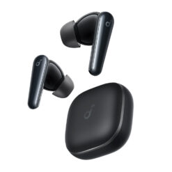 هدفون بلوتوثی انکر مدل Soundcore Liberty 5 با نویز کنسلینگ فعال (ANC)، درگاه شارژ USB Type-C، تا 30 ساعت زمان پخش موسیقی، دارای سنسور نوری داخل گوش و مقاوم در برابر رطوبت و عرق