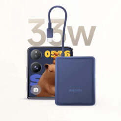 پاوربانک 33 وات شیائومی مدل PB1033MI ظرفیت 10000 میلی‌آمپرساعت به همراه کابل USB-C