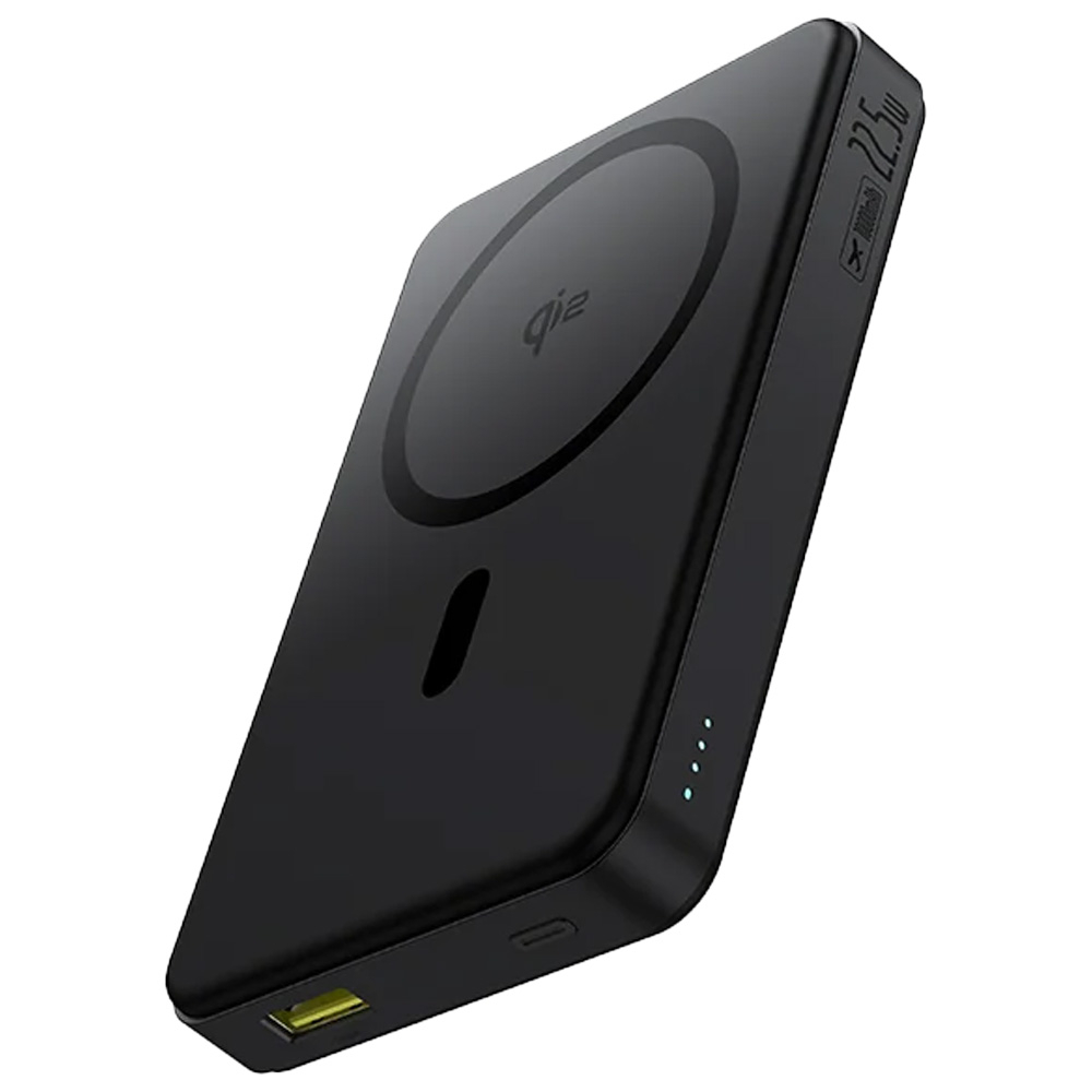 پاوربانک بیسیم 22.5 وات بیسوس مدل Airpow Ⅱ Qi2 Magnetic ظرفیت 10000 میلیآمپر ساعت