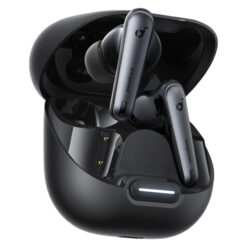 هدفون بلوتوثی انکر مدل Soundcore Liberty 4 NC با نویز کنسلینگ فعال (ANC)، درگاه شارژ USB Type-C، پشتیبانی از فرمان لمسی، مقاوم در برابر پاشش آب