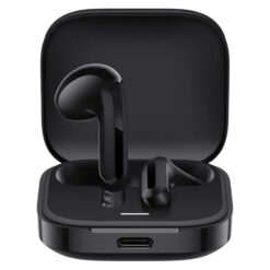 هدفون بلوتوثی شیائومی مدل Redmi Buds 6 Active با نویز کنسلینگ میکروفون (ENC)، درگاه شارژ USB Type-C، دارای دو میکروفون با قابلیت حذف نویز، پشتیبانی از فرمان لمسی، مقاوم در برابر رطوبت و عرق (IPX4)